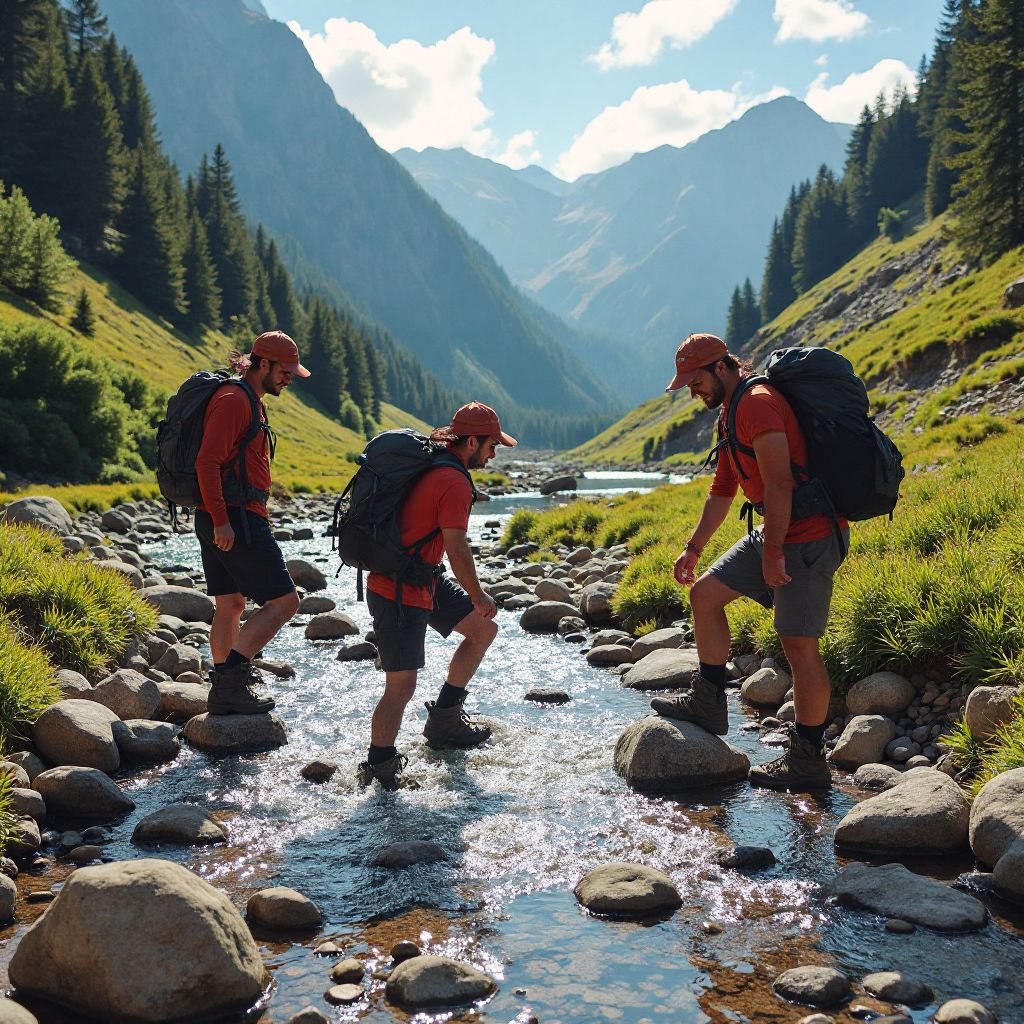 River crossing adventure